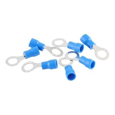 JESSINIE 100 PCS Insulated Wire Electrical Connectors - Butt, Ring, Quick Disconnect...