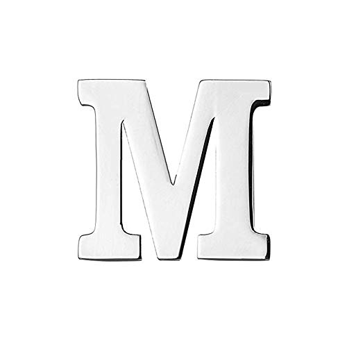 MINGHUA Monogram Alphabet Letters Lapel Pin Badge (M)