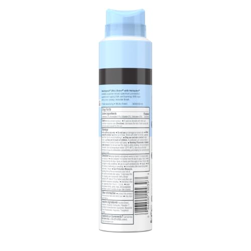 Neutrogena Ultra Sheer Sunscreen Spray SPF 45 Body Mist, 3 x 5 oz - image 9