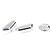 Aunginsy Car Seat Adjustment Button Switch Trim Covers Compatible with Ford Maverick 2022 2023 3Pcs Car Interior Seat Adjust Button Knob Switch Cover Trim ABS Decor White Bright Interior Accessories