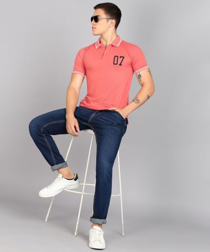 Image of INKKR Men's Solid Polo Neck Half Sleeve Stylish T-Shirt Combo