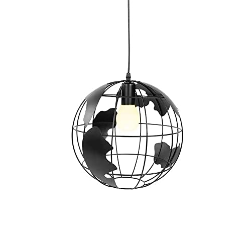 Lustre E27 suspendu globe créatif pour éclairage de plafond de chambre - 2
