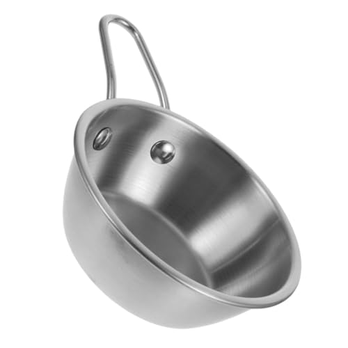 Cabilock Elegant Korean Style Bowl Stainless Steel Sauce Bowl Handle Easy Access to Sauces for Korean Kitchenware