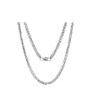 JEWELHEART 14K Gold Square Wheat Chain 1.7mm White Real Gold Chains For Men Diamond Cut Braided Franco Chain Necklace For Women with Lobster Clasp 18'