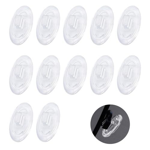 Clear Replacement Nose Pads for Oakley Wiretap/Whisker/Crosshair 1.0/2.0; for Maui Jim Baby Beach/Kahuna/Kawika