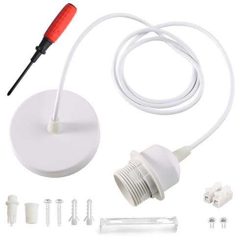 Lámpara colgante E27 con anillo de tornillo