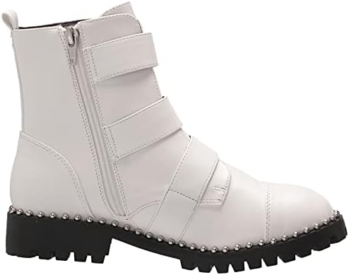 SEVEN DIALS Women's Sherlock Fashion Boot, White/Smooth, 8 | Image 3