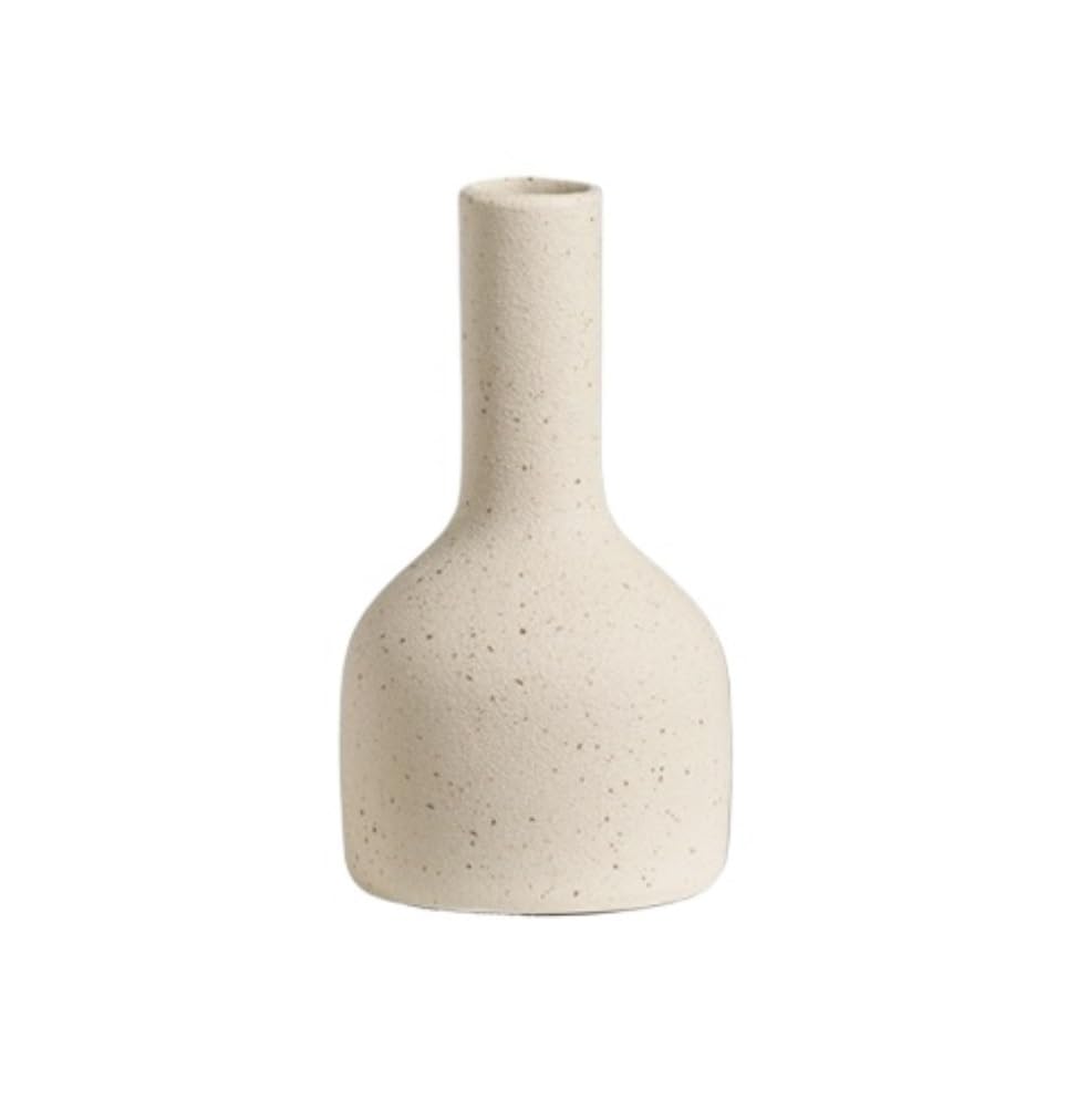 Vase Flowers Ceramic Rustic Farmhouse Whitewashed Terracotta Pottery Clay Decorative Vases Centerpieces For