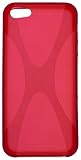 mumbi X pokrowiec ochronny do iPhone 5 TPU półprzezroczysty czerwony