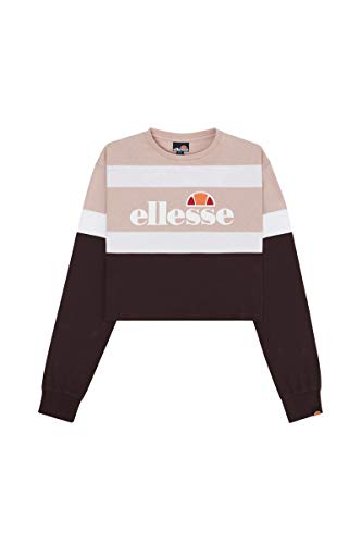 T-Shirt à Manches Longues Femme Ellesse Vernes Col Rond Coton Top Sportswear