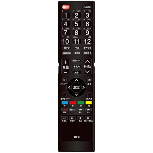 WIS TB-3 �����R�� for AS-16SR TEX-1601TV AS-21D2001TV WI-F2201SR AS-221S AS-01D2401TV AS-01D3201TV AS-321S AS-32SR �yTB-3 �^�����R�����w���O�ɁA