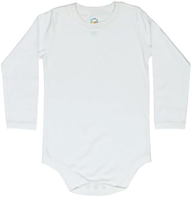 CBObaby 2T 3T 4T 5T 6T Toddler Long Sleeve Crew/Round Neck Bodysuit