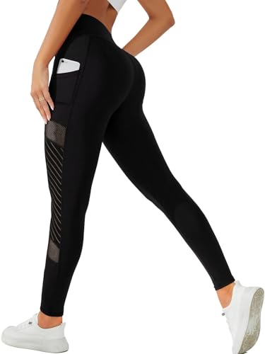 Zella Mesh Panel Pocket Leggings