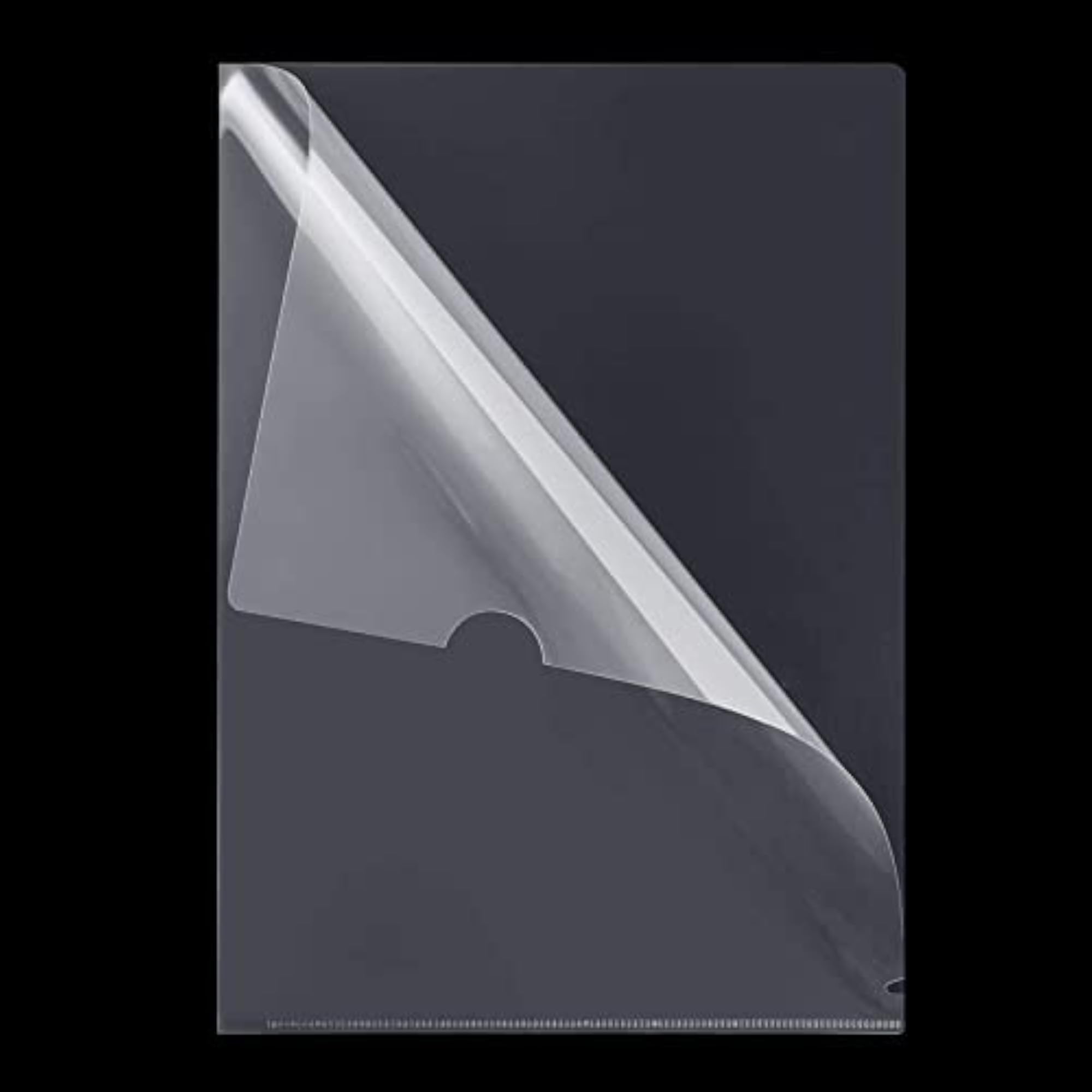 Size L-Folder Files Document Organizer, Durable & Clear Plastic