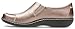 Clarks Women's Ashland Lane Q Slip-On Loafer, Pewter, 8 Wide