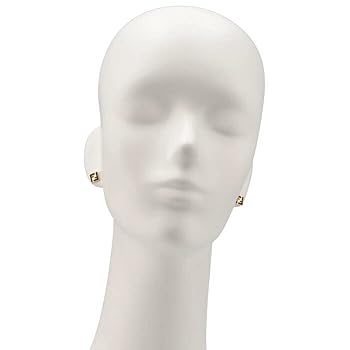 Amazon | [フェンディ] ピアス FFロゴ フォーエバー エナメル