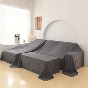 Generisch Waschbare Staubschutzhüllen 2 Stück Grau