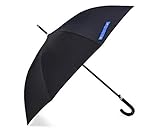 AOG DESIGN Auto Open 100% Fiberglass Stick Umbrella with Stylish J-Hook Handle