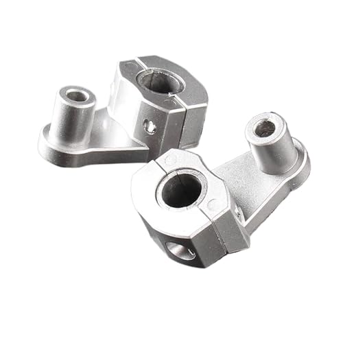 Montage riser clamp rehausseurs guidon motocross argent 22mm