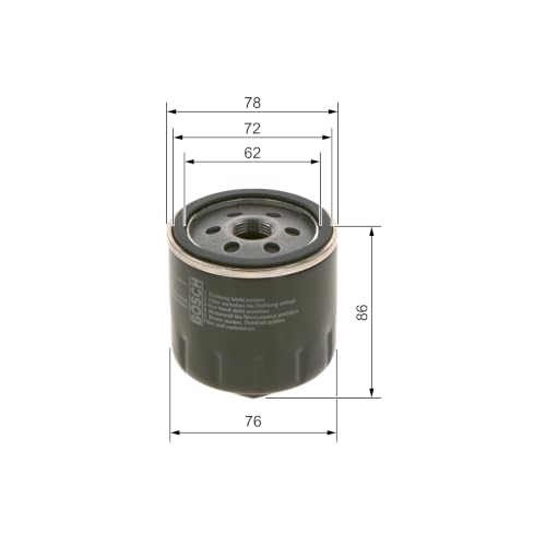 Bosch P3318 - Ölfilter Auto – Ansicht 2