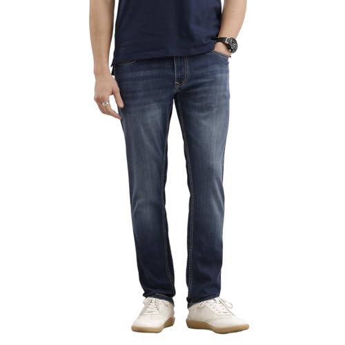 Image of WROGN Men's Cotton Stretch Jeans | Solid | Slim Fit