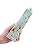 AMOYSTONE Healing Crystal Tower Wands Hemimorphite Large Obelisk for Home Décor Crystal Grid Therapy 1.3-1.7 LBS