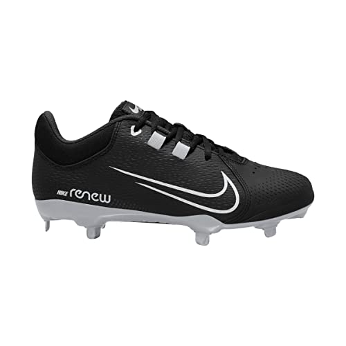 Nike Hyperdiamond 4 Pro Metal Softball Cleats Black | White Size 10.5 Medium