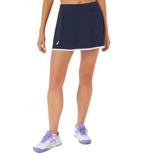 ASICS Women's Court Skort Tennis Apparel, XL, Midnight
