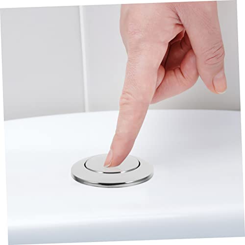 Doitool Water Tank Single Button Toilet Accessories Toilet Tank Air Fittings Push Button Flush Valve Flush Button Replacement Universal Toilet Push Button Single Push Toilet Button Air Abs #TOP7