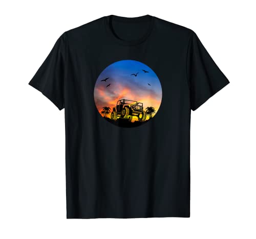 Coche todoterreno retro vintage Sunset 4x4 Camiseta