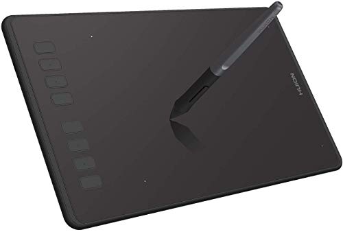 HUION Inspiroy H950P Tableta gráfica, Tableta Gráfica de Dibujo, 8 Teclas de Prensa...