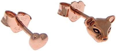Stud Earrings for Women - Rose Gold 