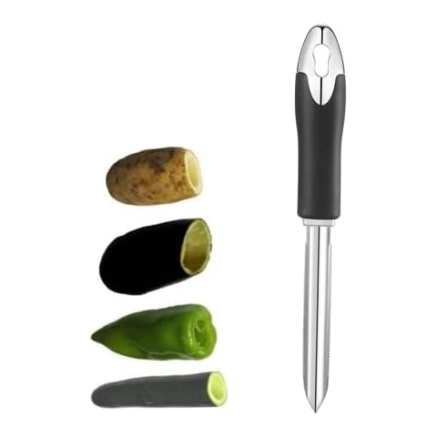 Jalapeno Chili Pepper Corer Stainless Steel Zucchini Cucumber Corers Special Kitchen Gadgets With Serrated Edge Easy Remove The Seeds Of Your Veggies & Fruits Cover