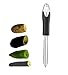 Jalapeno Chili Pepper Corer Stainless Steel Zucchini Cucumber Corers Special Kitchen Gadgets With Serrated Edge Easy Remove The Seeds Of Your Veggies & Fruits