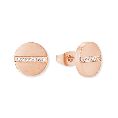 Preisvergleich Produktbild s.Oliver Ohrstecker für Damen, Edelstahl IP rose