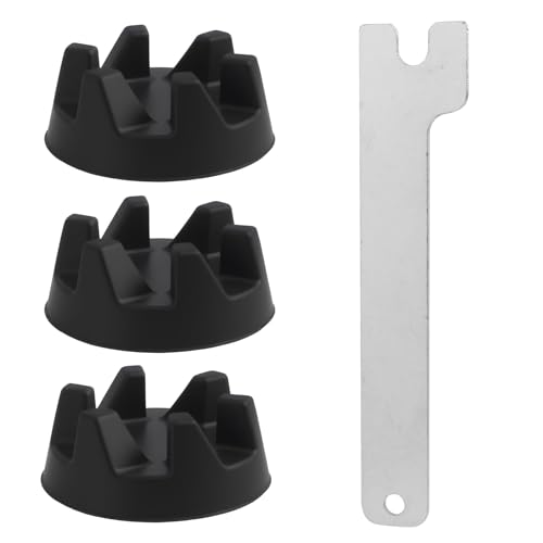 Jecdfs 3pcs Acoplador de Licuadora 9704230, Mezclador de Goma del Acoplador,Embrague de Engranaje de Goma de Alta Resistencia,Blender Coupler Replacement Parts