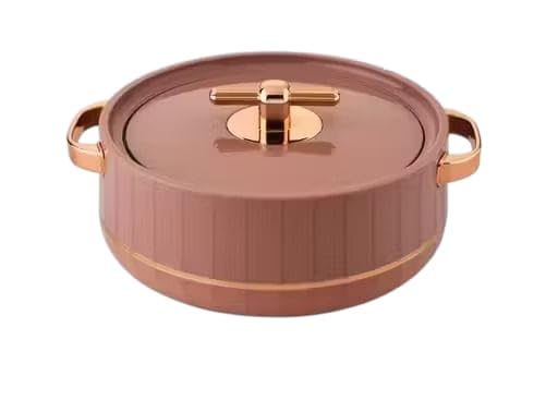 Image of Deluxe Decor Inner Stainless Steel Insulated Casserole Thermoware Casserole (Brown)