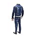 1/6 Scale Male Clothes, Denim Jacket & Jeans & White Tank Top Denim Suit for 12 inches Male Action Figure, 1/6 Street Handsome Boys Costume Outfit Blue Denim Suit Clothes Set Model