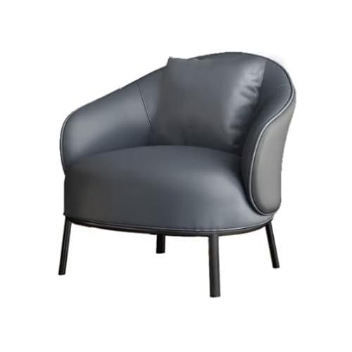 MPLFHSYOS Sofá Individual De Lujo, Sillón Tapizado con Patas De Metal Dorado, For Sala De Estar, Balcón, Vestíbulo del Hotel, Áreas De Salón De Recepción(A)