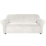 Turquoize Velvet Sofa Slipcover Stretch Couch Covers for 3 Cushion Couch Thick Soft Sofa Cover...