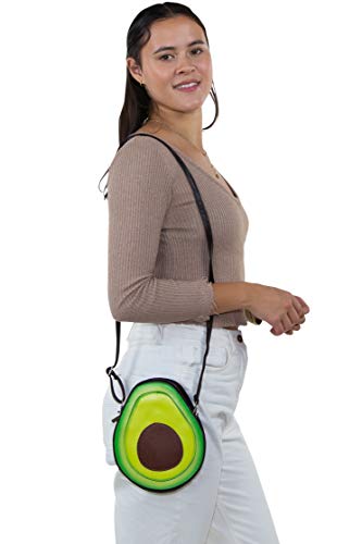 Have a Heart Avocado Crossbody Bag in Vinyl Material - Thumbnail 6