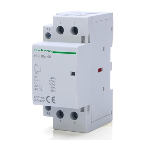 Contacteur de rail HCH8s-63 2P 40A pour automatiser le chauffage de votre maison