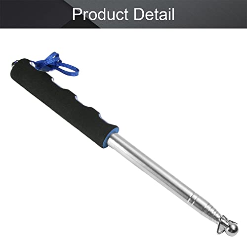 Image of Othmro 1Pcs Hollow Telescopic Teachers Pointer, Teaching Pointer Stick for Classroom, Metal Hand Retractable Pointer Extended Length 55.1 inch, Handheld Presenter Whiteboard Pointer (Blue)