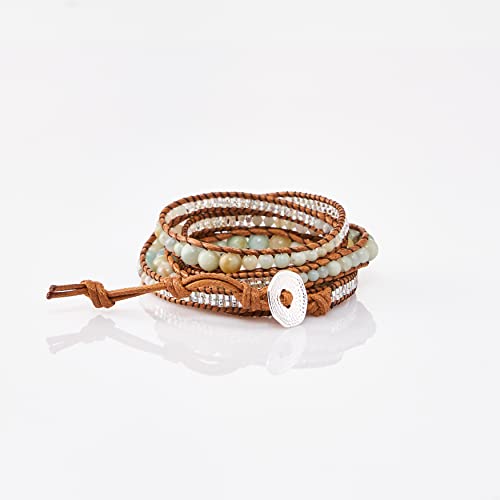 G2F Wrap Bracelet (Amazonite) #TOP2