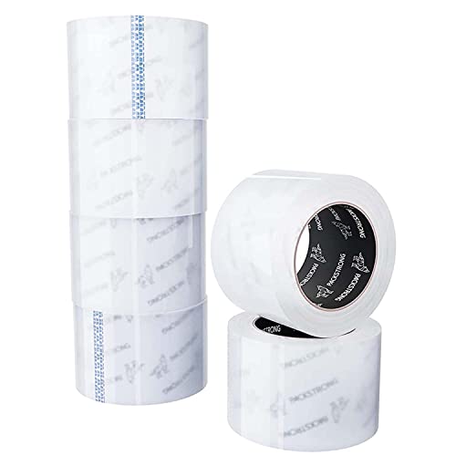 Packstrong Industrial Grade Clear Packing Tape (24 Rolls) - 110 Yards per Roll - 3" Wide x 2.0 mil Thick, Acrylic Adhesive Heavy Duty Tape for Box Office Moving Packaging Shipping - Thumbnail 7