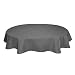 Produktbild Tischdecke Leinenoptik Leinen Lotuseffekt Wasserabweisend Lotus Oval 135x180 cm Grau