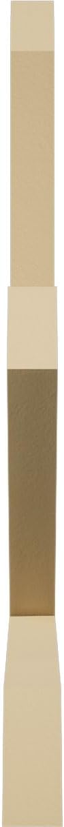 48"W x 32"H x 2"D x 4"F, 16/12 Pitch, Saratoga Signature Urethane Gable Bracket, Primed Tan
