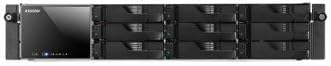 ASUSTOR AS-609RS/RAIL Intel Atom 2.13GHz/ 1GB DDR3/ 2GbE/ 2eSATA/ USB3.0/ 9-bay 2U Rackmount NAS Server, w/ Rail