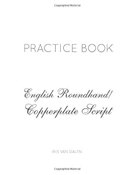 Paperback English Roundhand / Copperplate Script (penman / calligraphy certificate practice book) Book