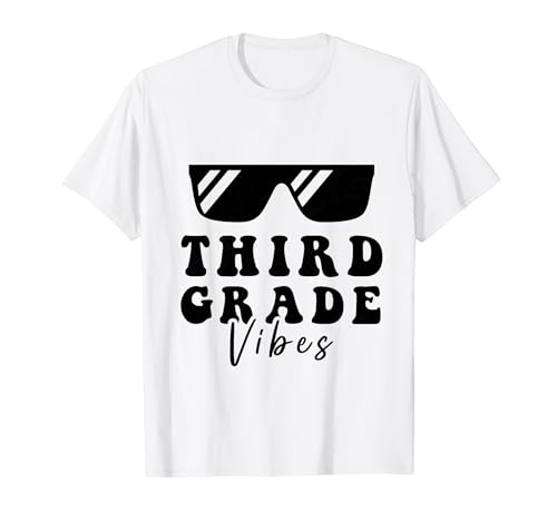Third Grade Vibes - Equipo de tercer grado retro 1er día de escuela Camiseta